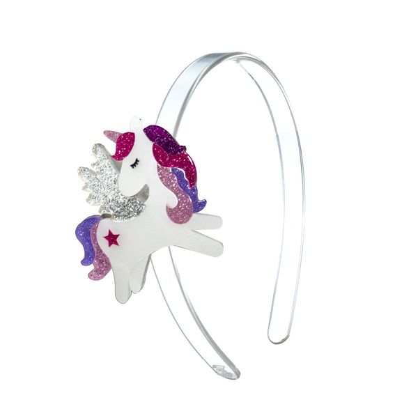 Unicorn Glitter Purple Headband