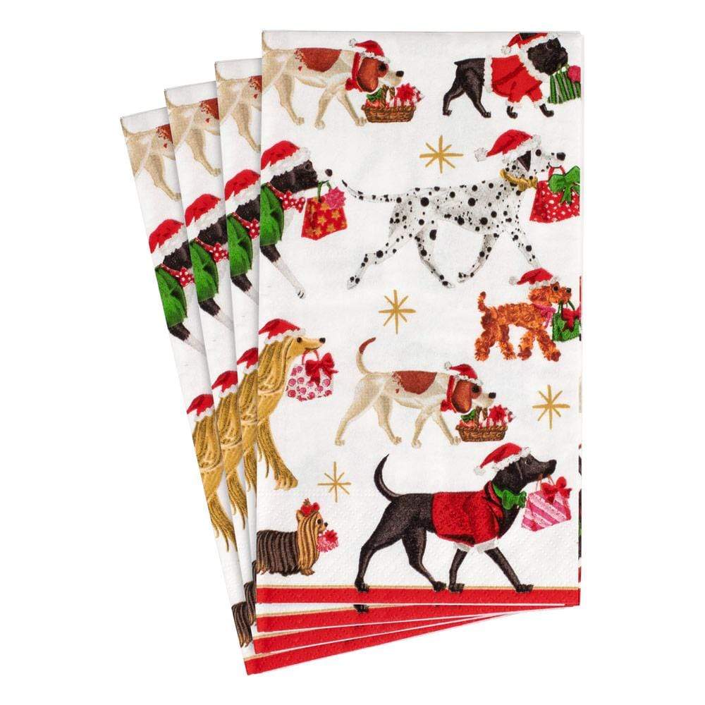 Christmas Delivery-White Guest Towel