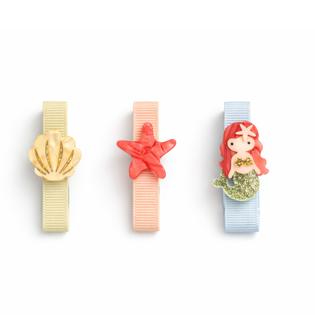 Little Shell And Mermaid Hair Clips
