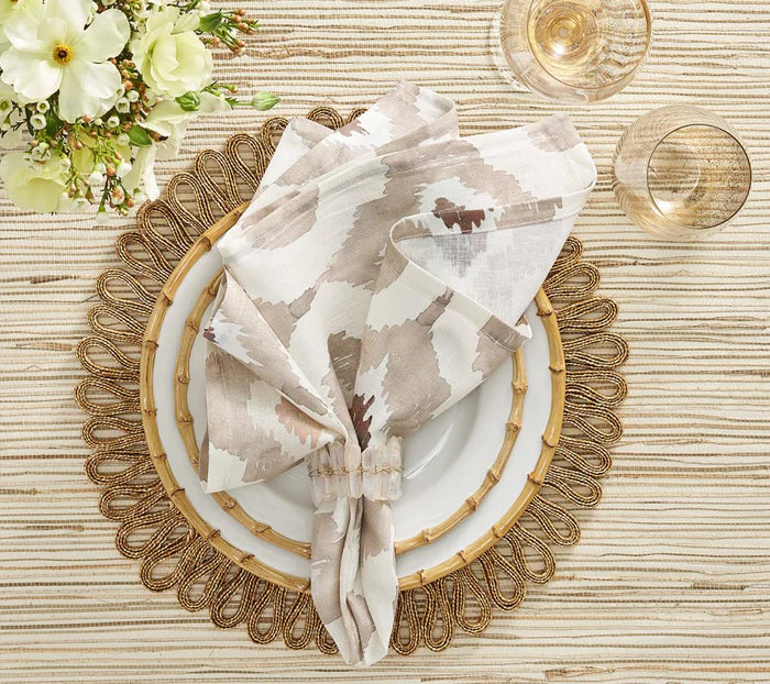 Watercolor Ikat Napkin
