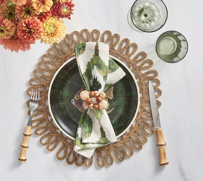 Watercolor Ikat Napkin