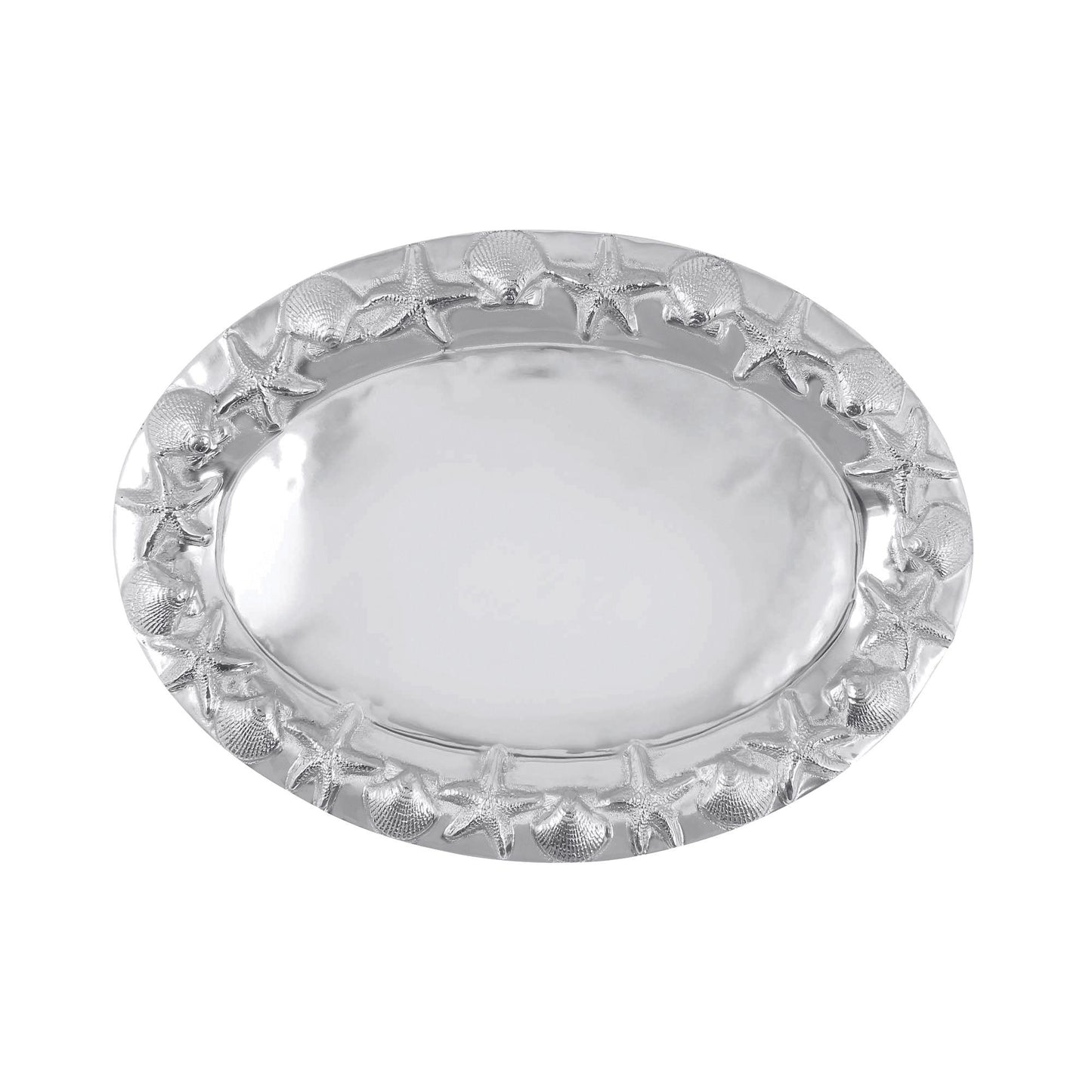 Seashell Border Oval Server