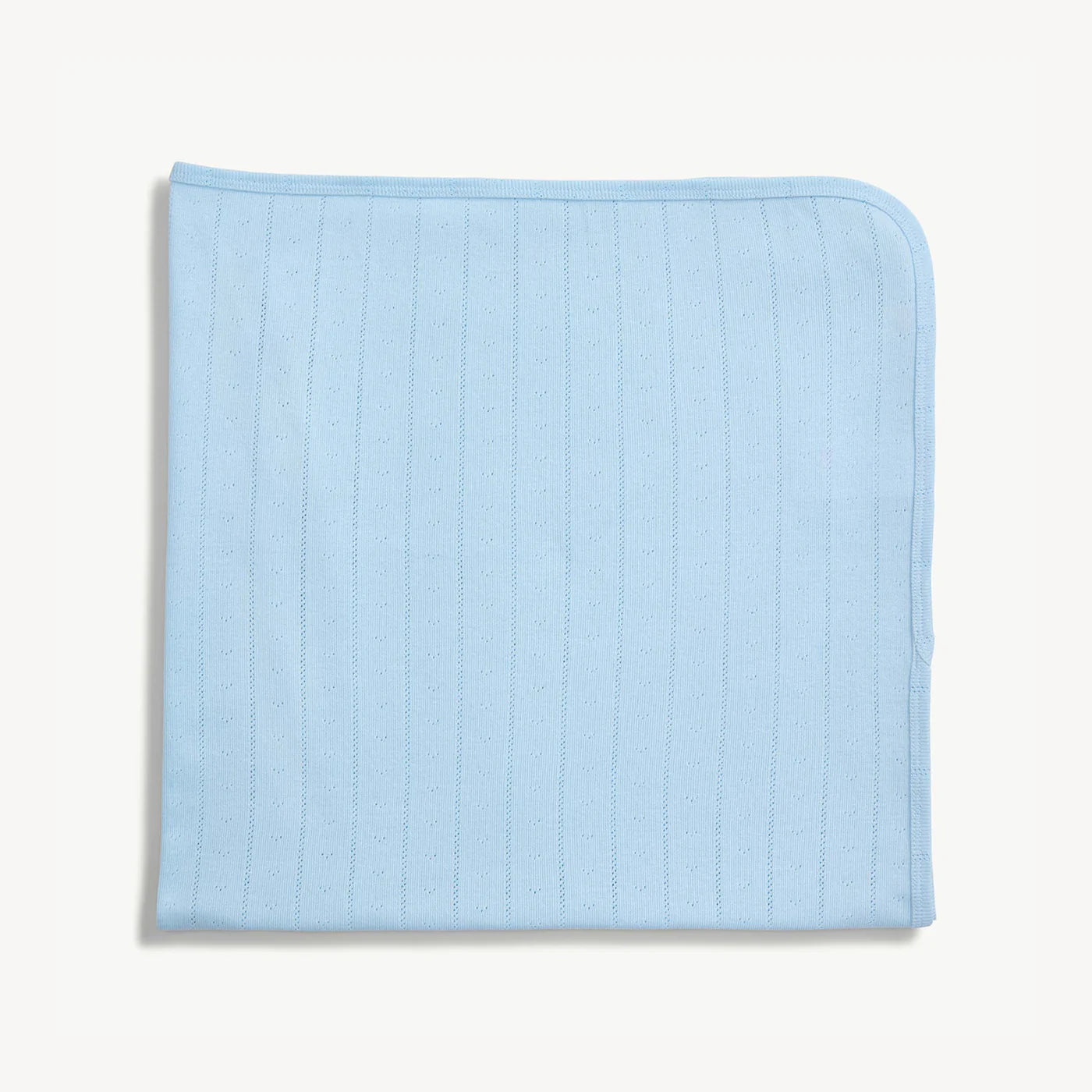 Love Lines Blue Baby Blanket