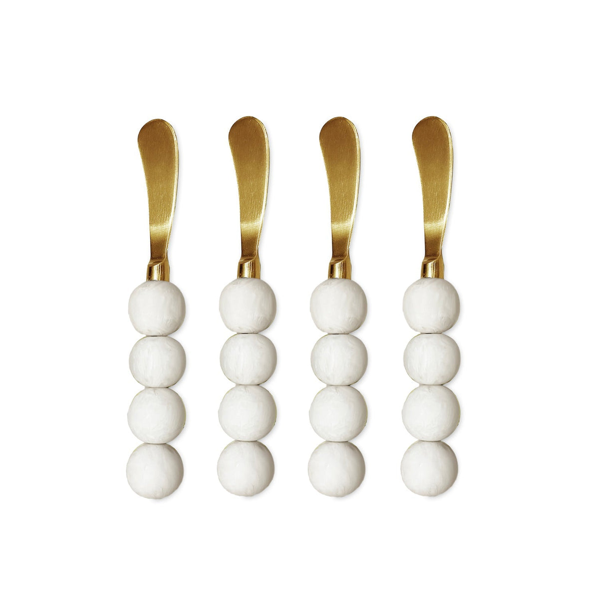Beatriz Ball RESIN Sorbet Spreaders Set of 4 (Coconut)