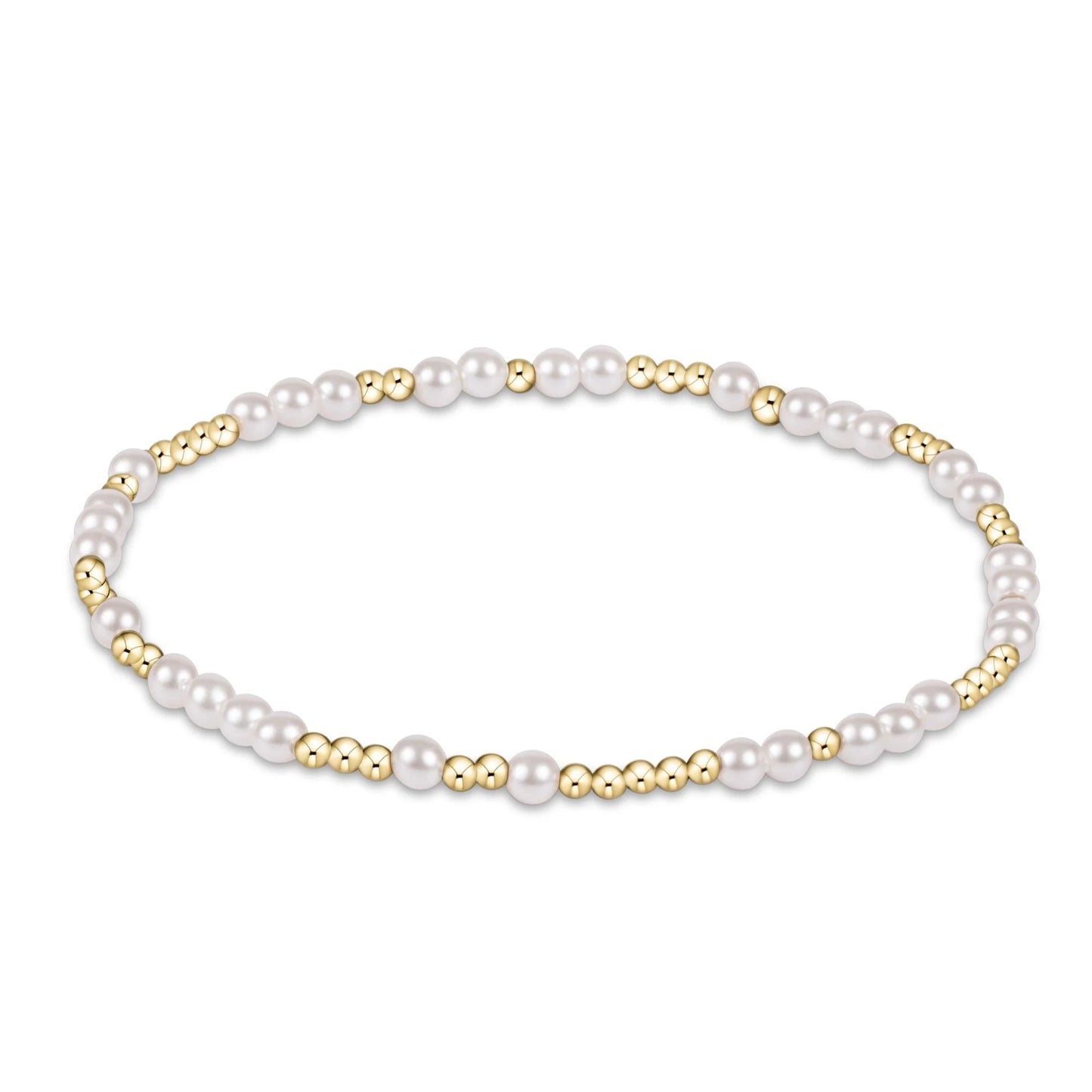 Hope Unwritten Gold/Pearl Bead Bracelet