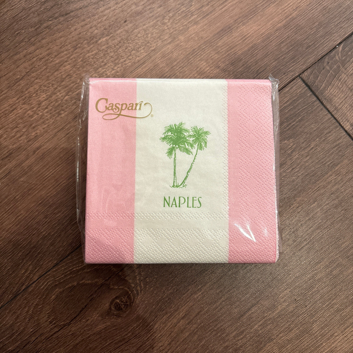Naples Palm Light Pink Cocktail Napkins