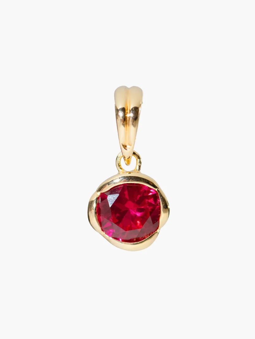 Ruby | Fully Known Prayer Pendant
