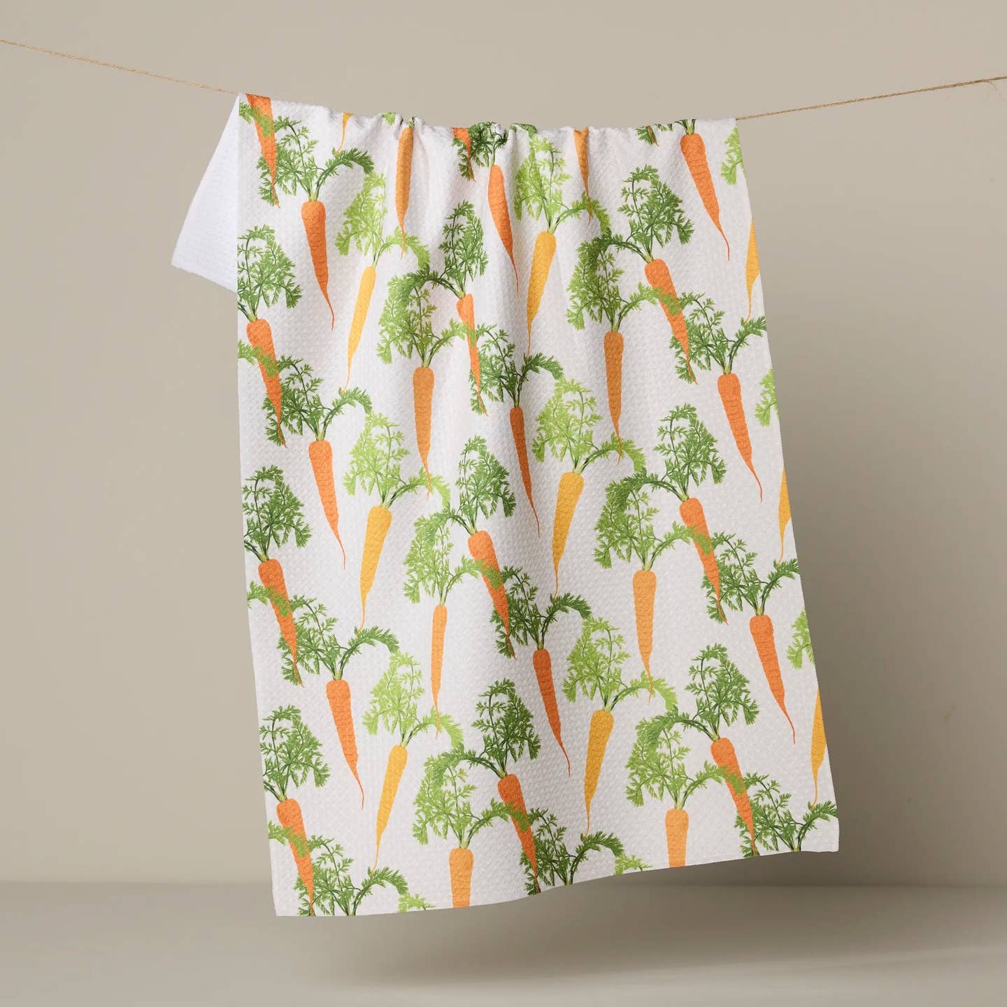 Happy Carrots Tea Towel