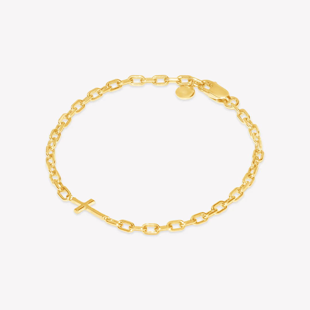 Mini Chain Breaker Cross Bracelet