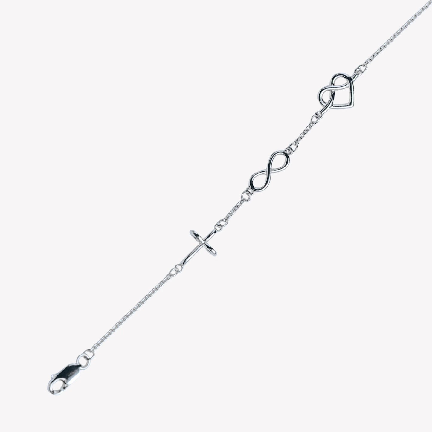 Faith, Hope, Love Bracelet