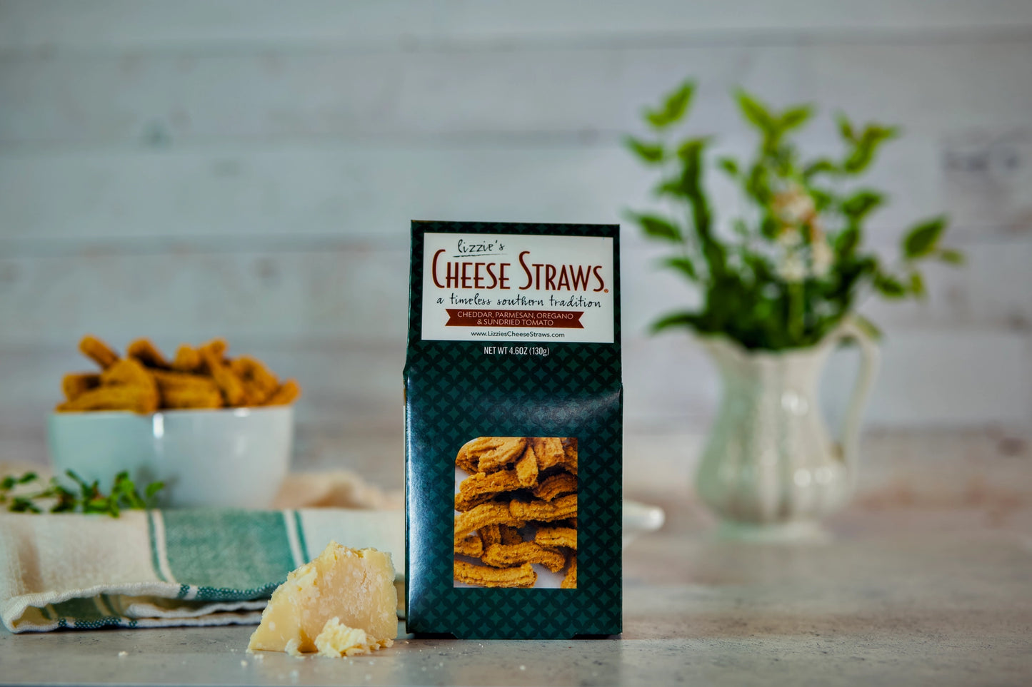 4.6 oz Parmesan Cheddar Cheese Straws