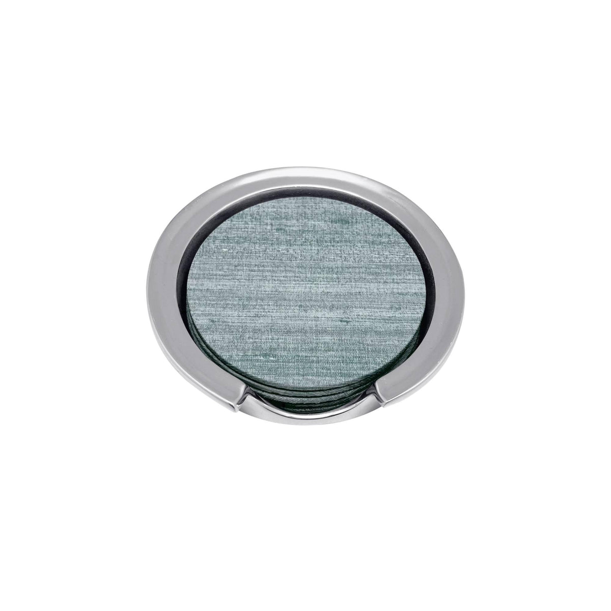 Capri Faux Grasscloth Signature Coaster Set