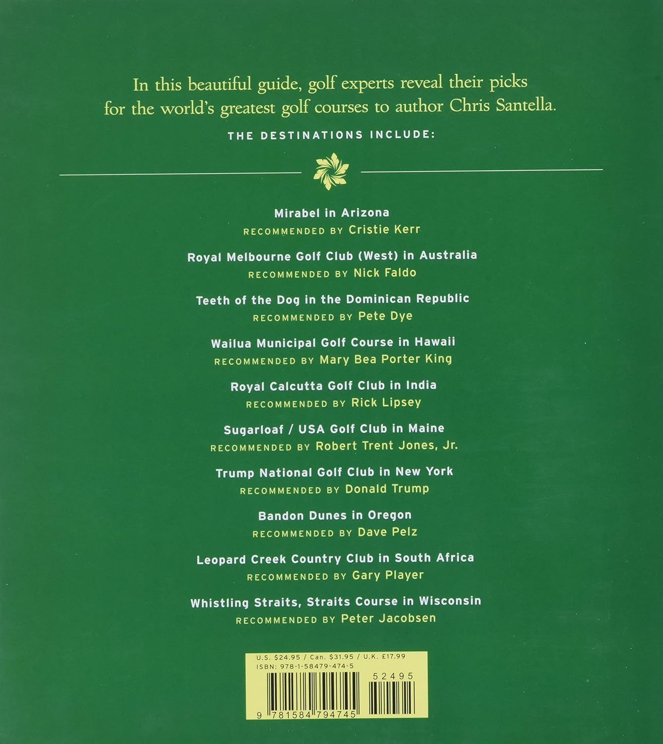 "Fifty Places to Play Golf Before You Die" Book