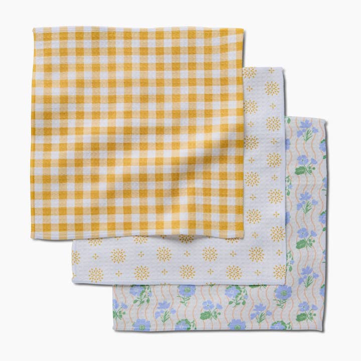 Spring Morning Luxe Washcloth Set of 3