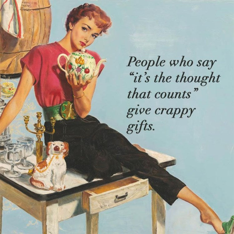 Crappy Gifts Cocktail Napkin