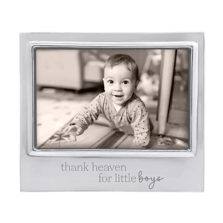 Thank Heaven For Little Boys Signature 4x6 Frame