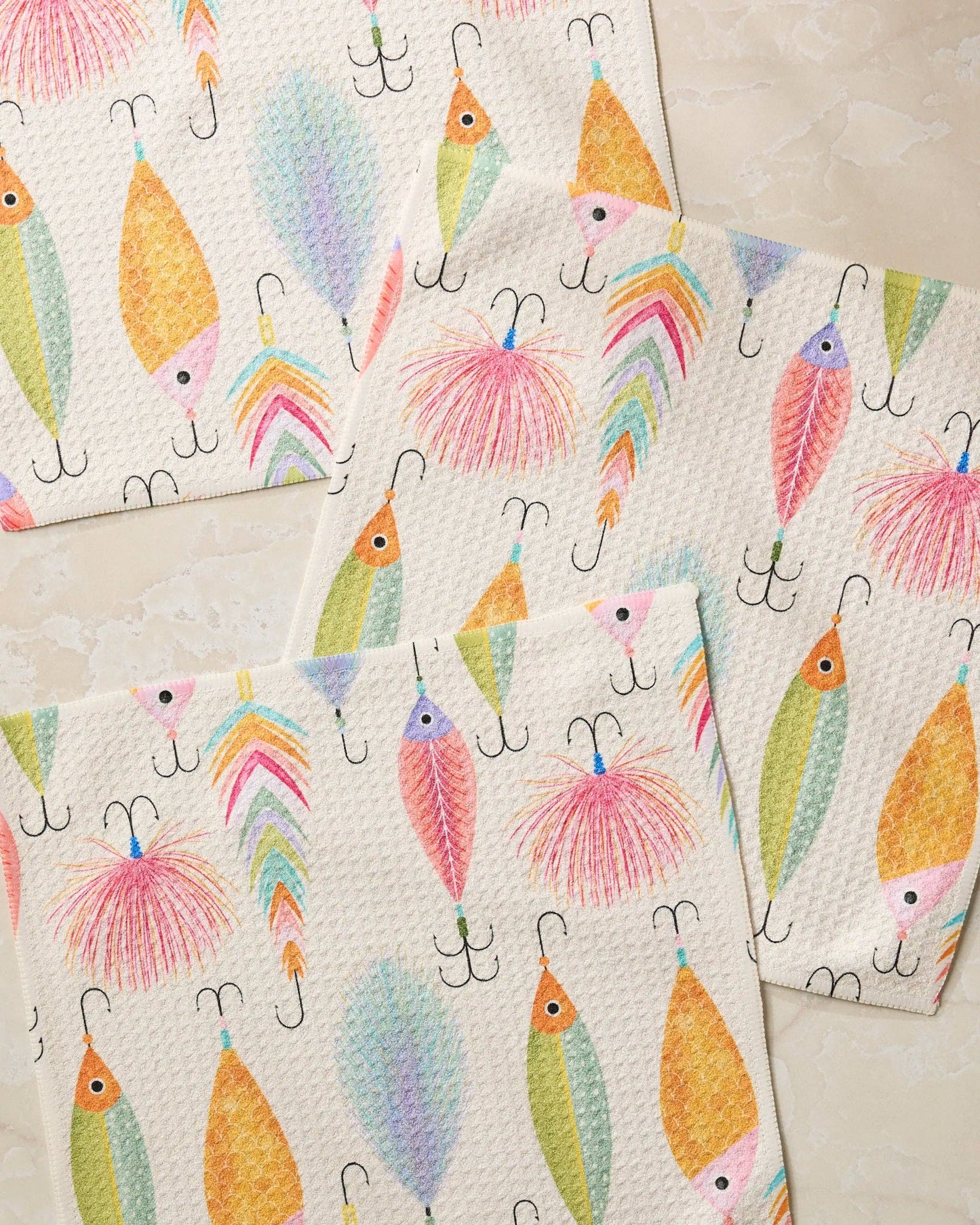 Tackle Box Dishcloth Set