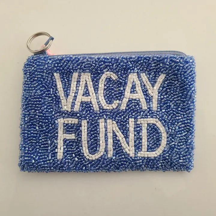 Vacay Fund Coin Pouch