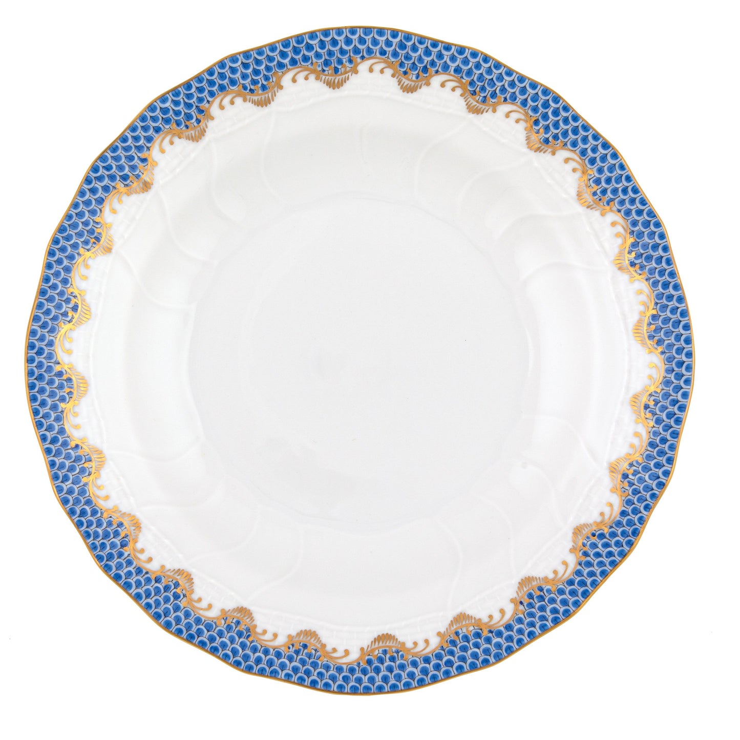 Herend Blue Fish Scale Table Setting