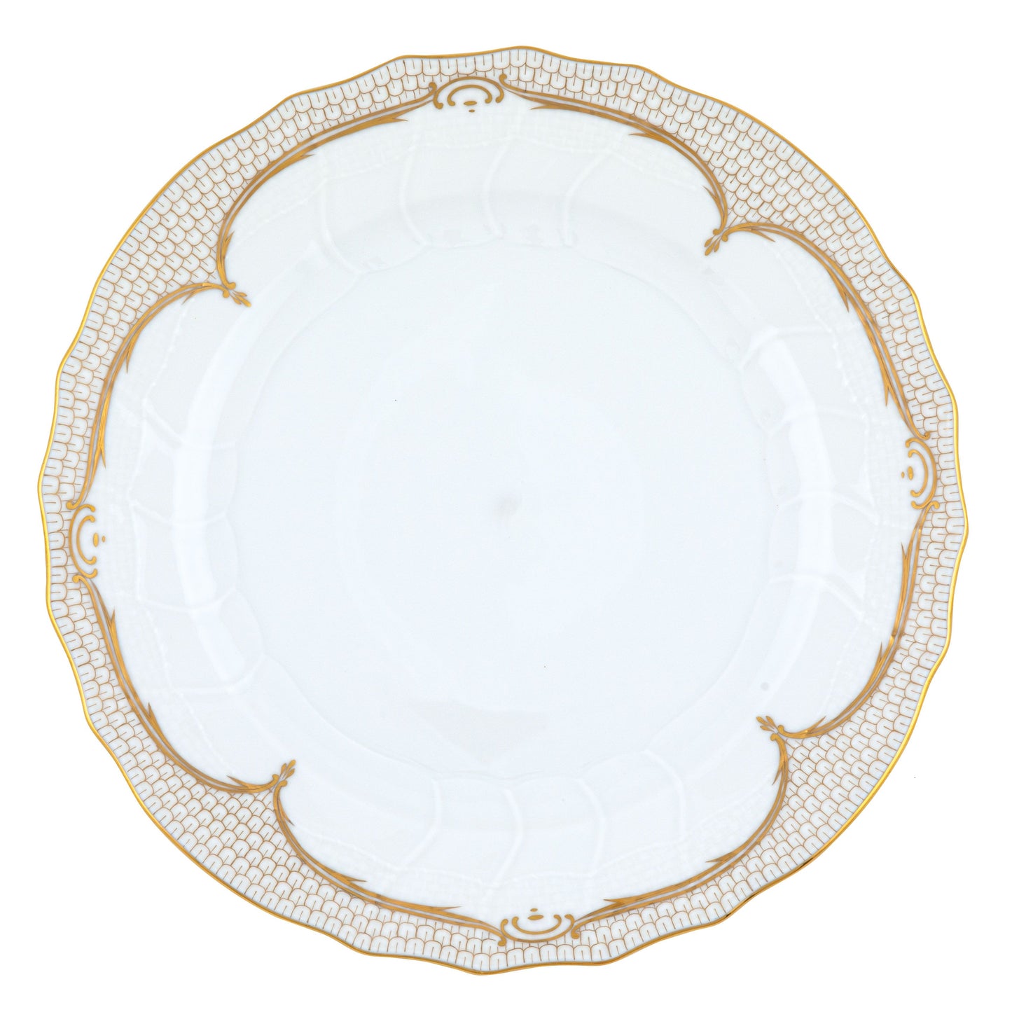 Golden Elegance Dinner Plate in Gold