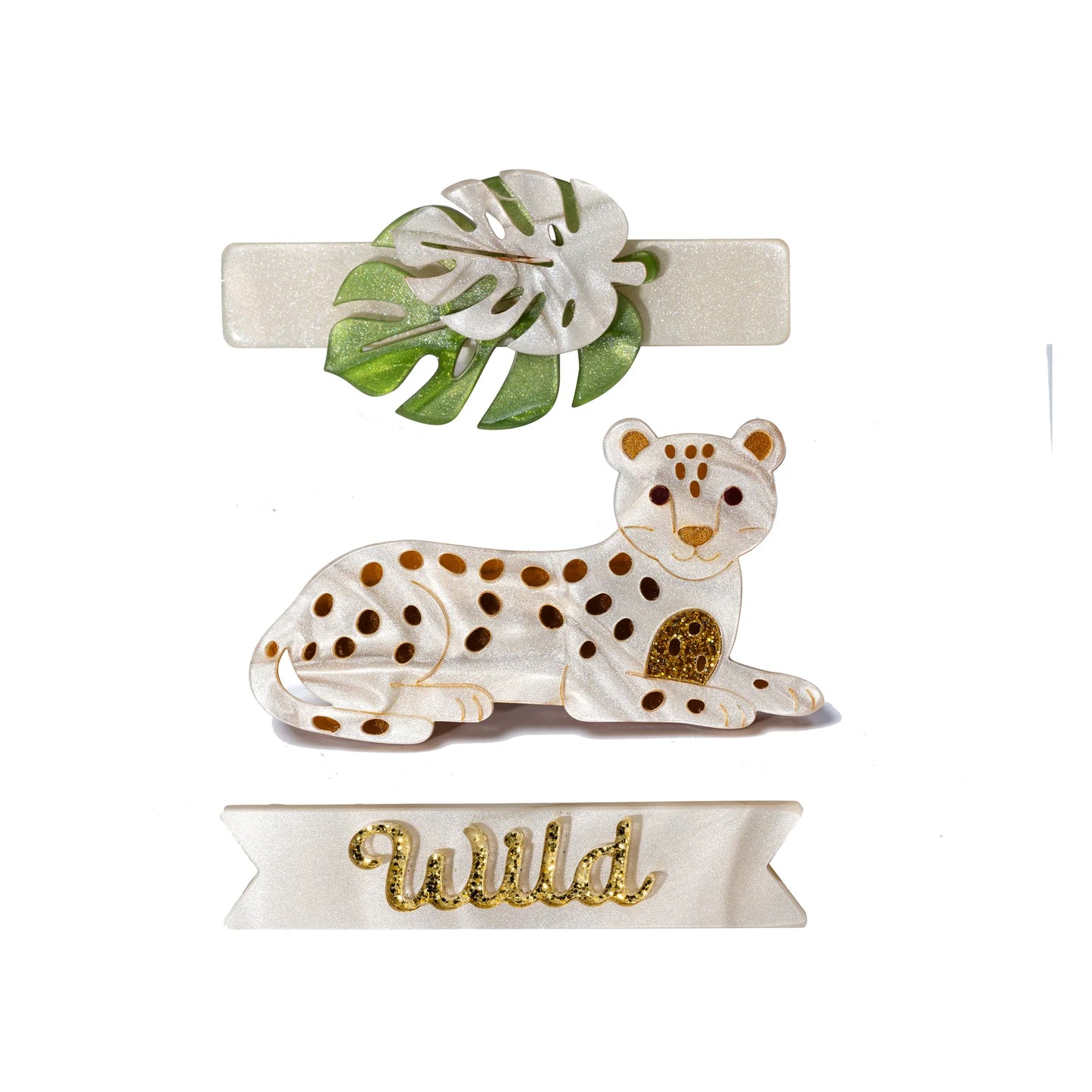 Wild Jungle Leopard Hair Clips