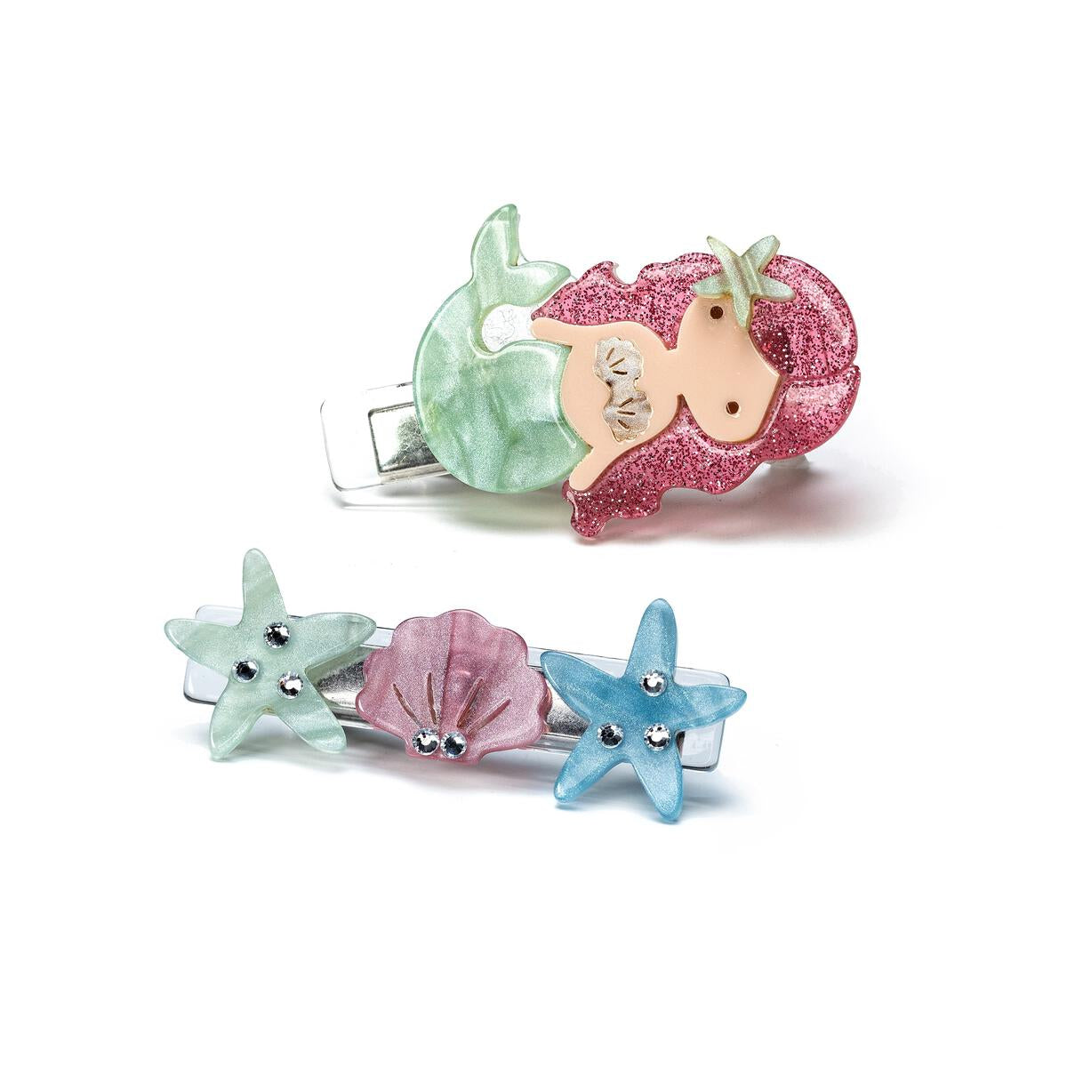 Mermaid Light Green Pearlized Hair Clip