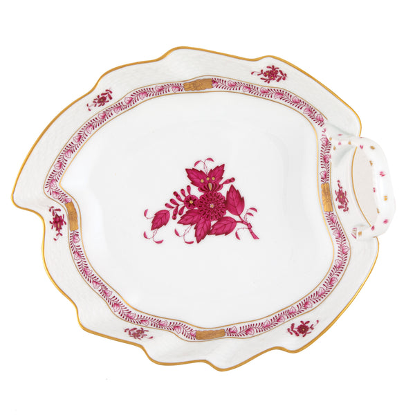 Chinese Bouquet Raspberry Leaf Dish