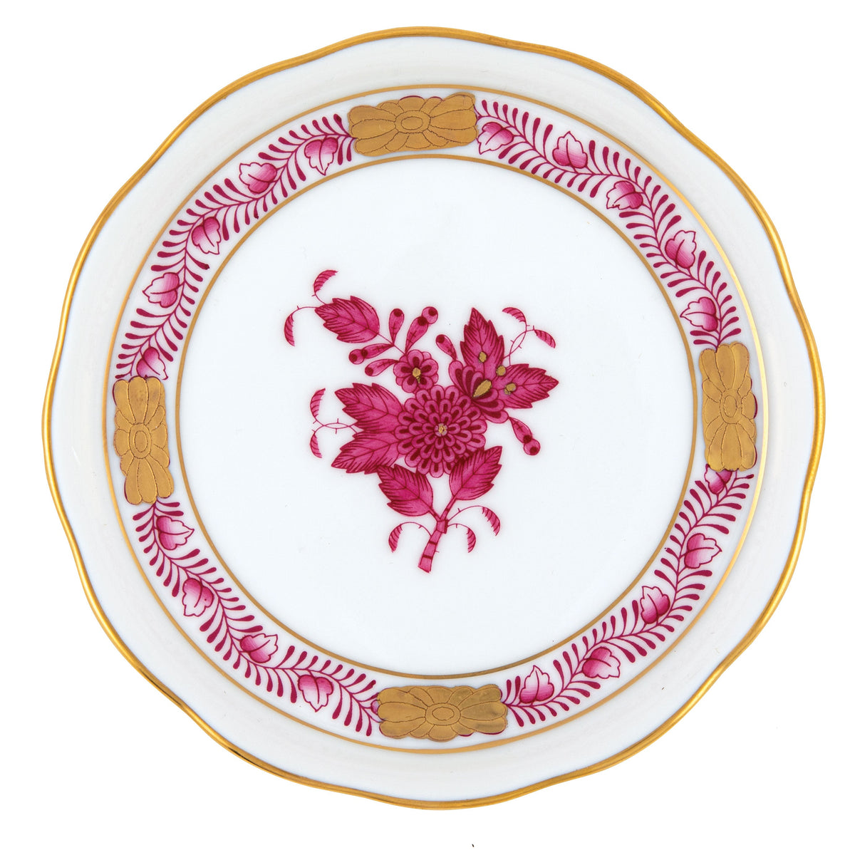 Chinese Bouquet Raspberry Coaster