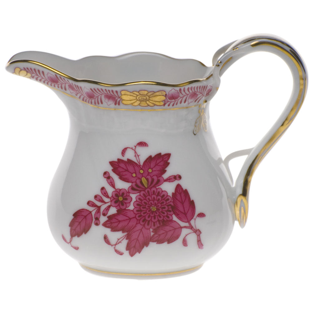 Chinese Bouquet Raspberry Creamer, 4 oz, 3.25″ tall