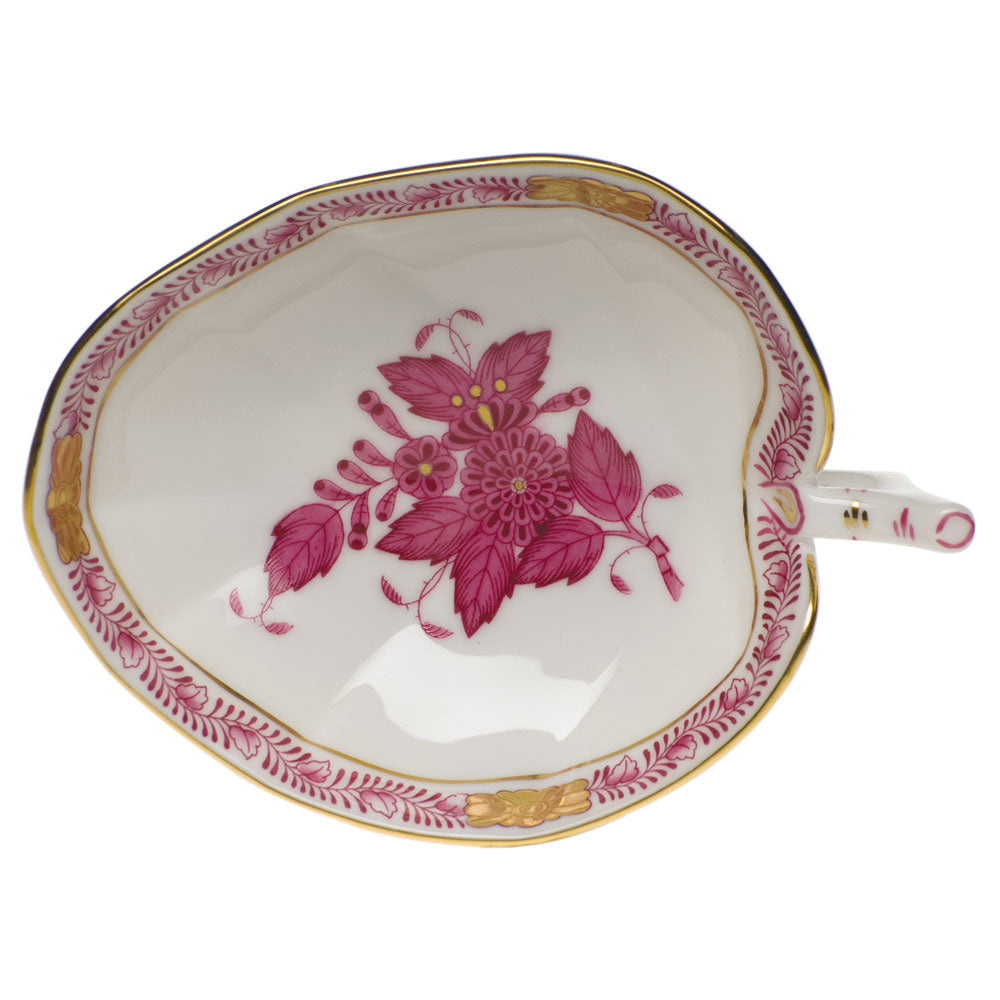 Chinese Bouquet Raspberry Leaf Tray