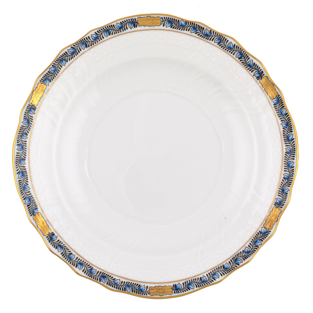 Chinese Bouquet Garland Sapphire Salad Plate