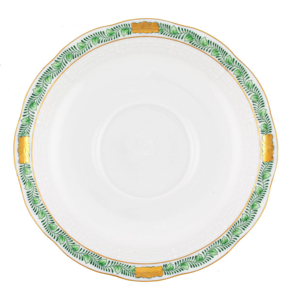 Chinese Bouquet Garland Green Tea Saucer