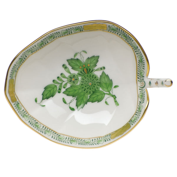Chinese Bouquet Green Leaf Tray