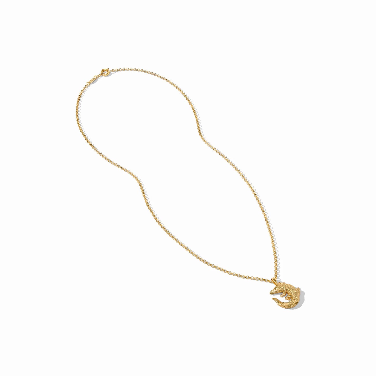 Gold Alligator Pendant