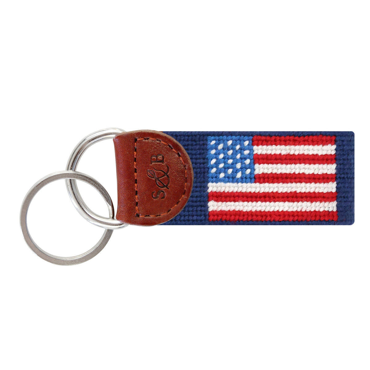 Smathers & Branson American Flag Key Fob (Classic Navy)