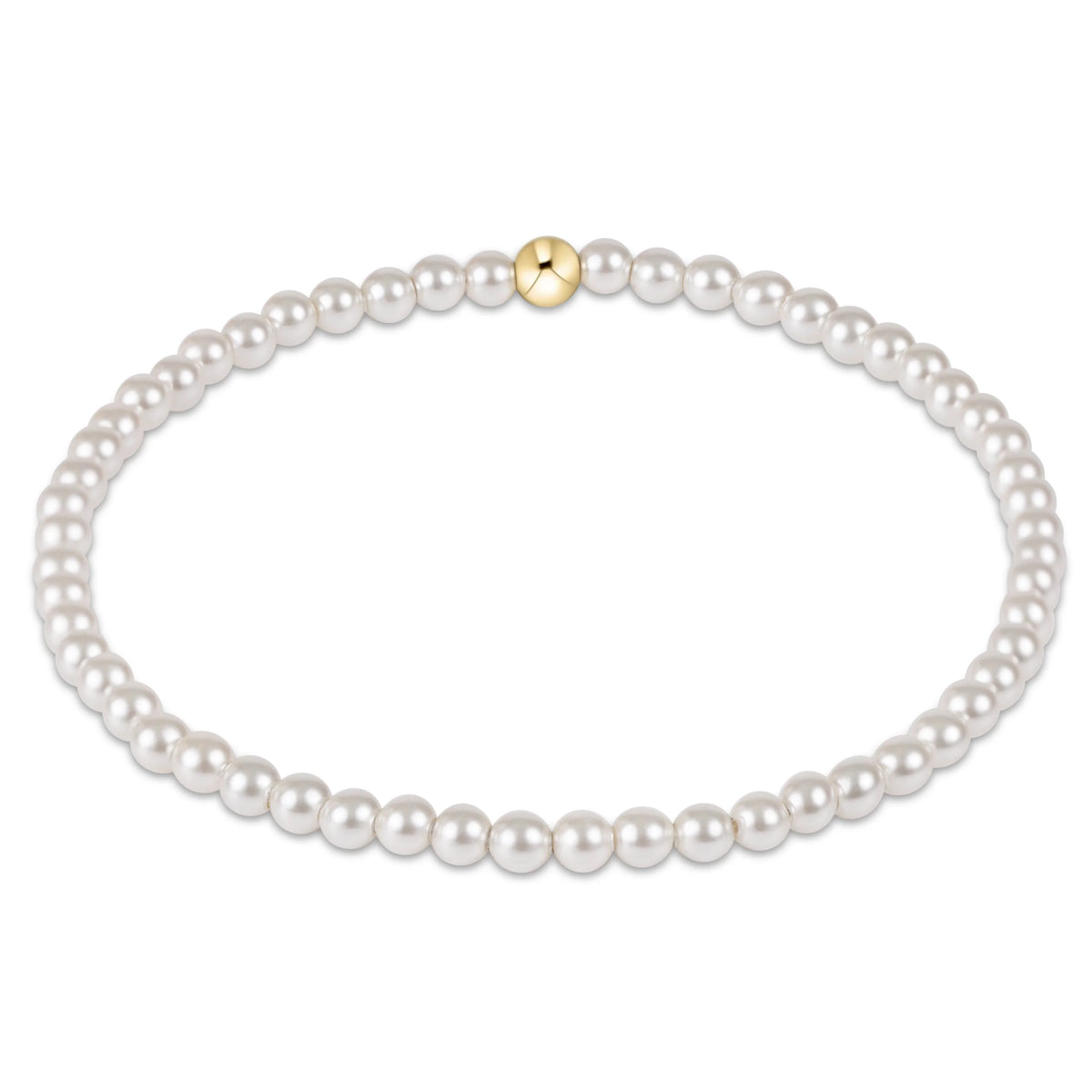 egirl classic pearl 3mm bead bracelet