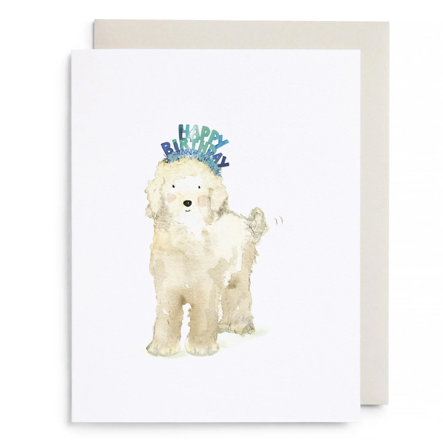 Lucy Dog Birthday Greeting Card