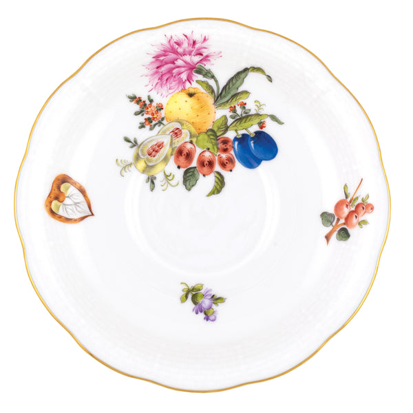 Fruits & Flowers Tea Saucer, Motif 5