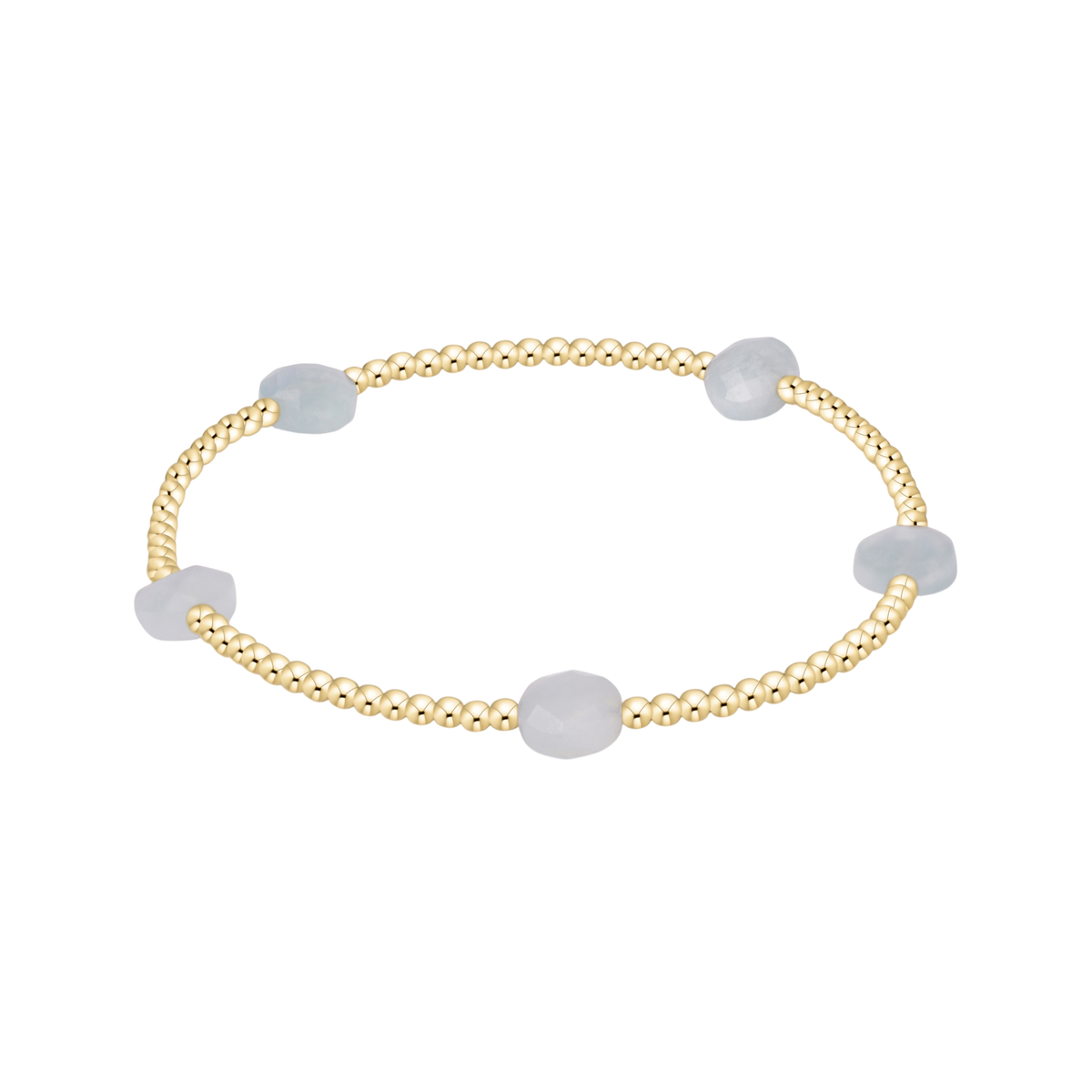 Admire Small Gem 2mm Gold Bracelet