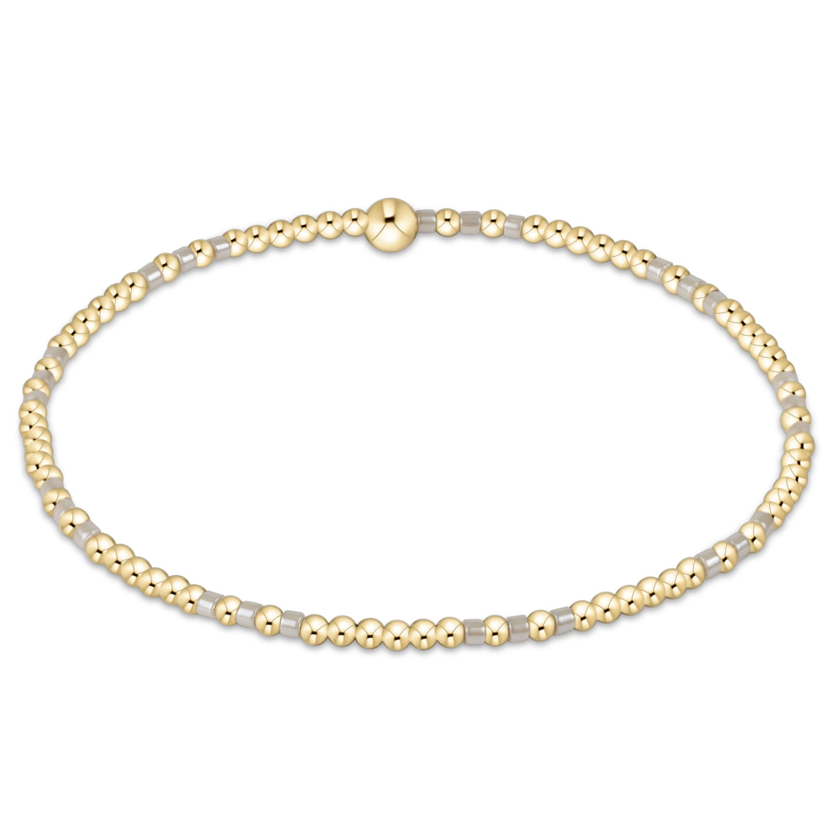 hope joy pattern 2mm bead bracelet