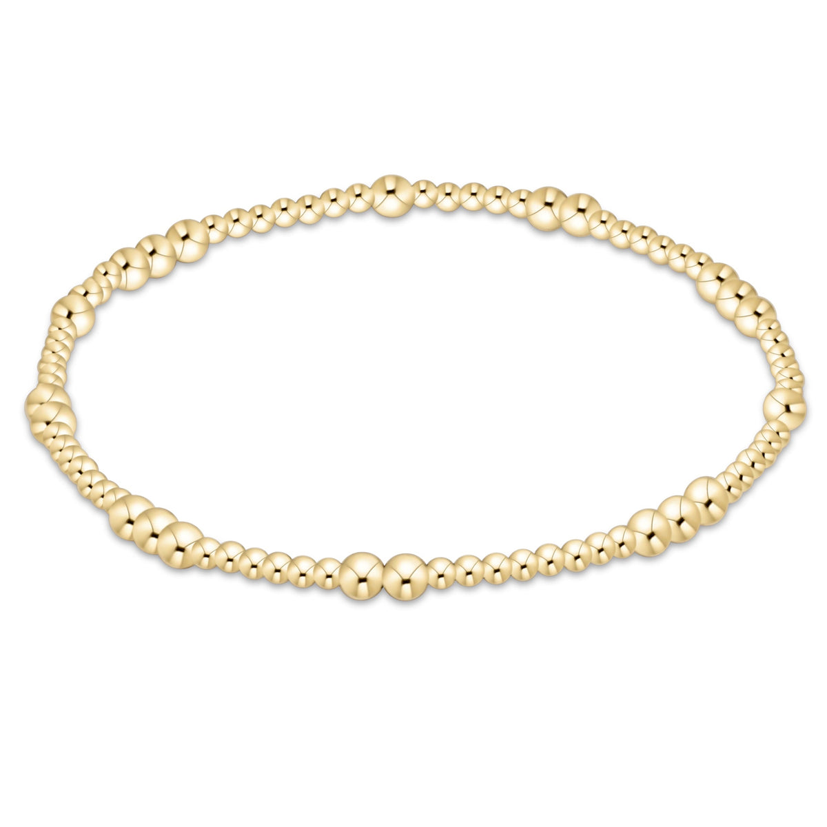 enewton Hope Unwritten Gold Bead Bracelet, 3mm
