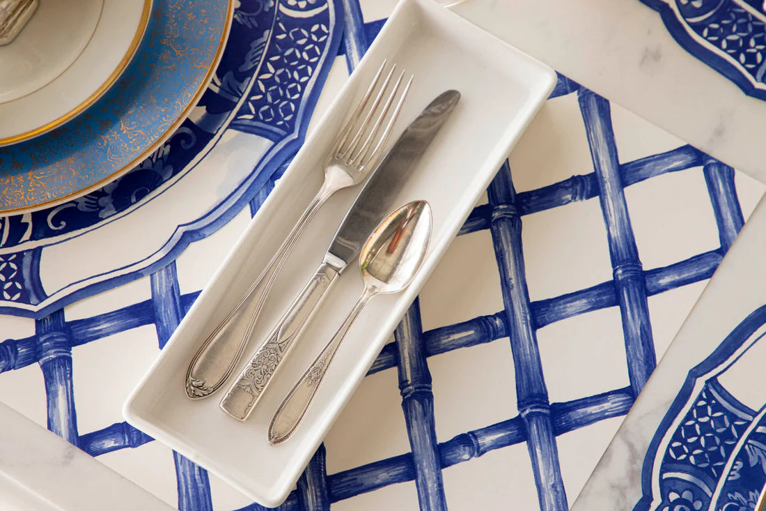 Blue Lattice Placemat
