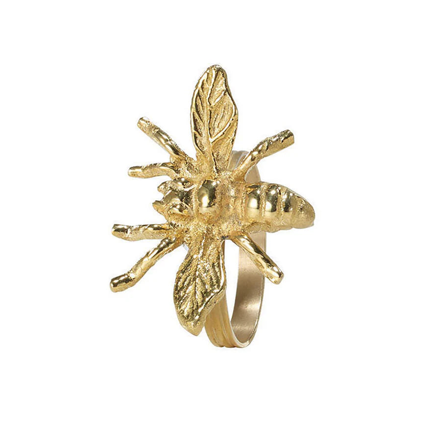 Gold Bee Napkin Ring