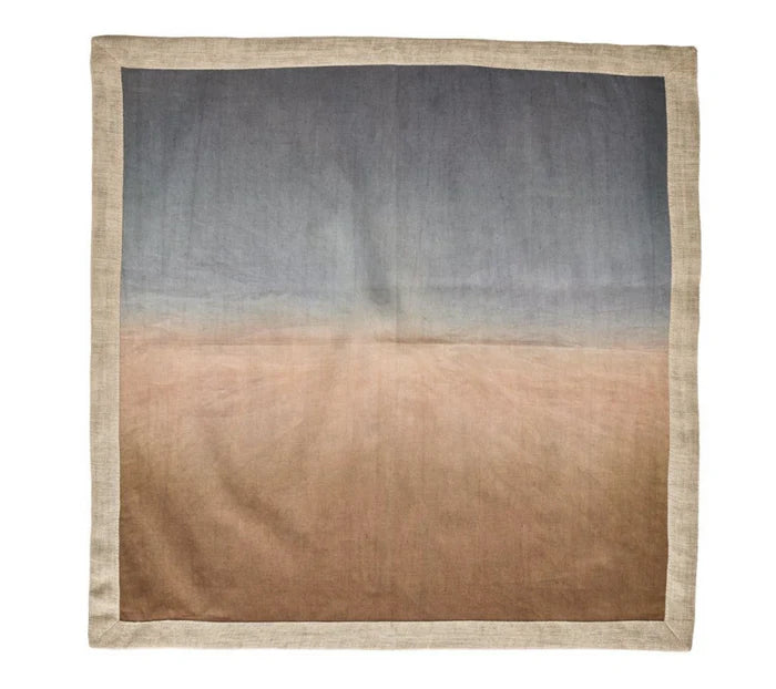 Dip Dye Napkins in Earth Tones