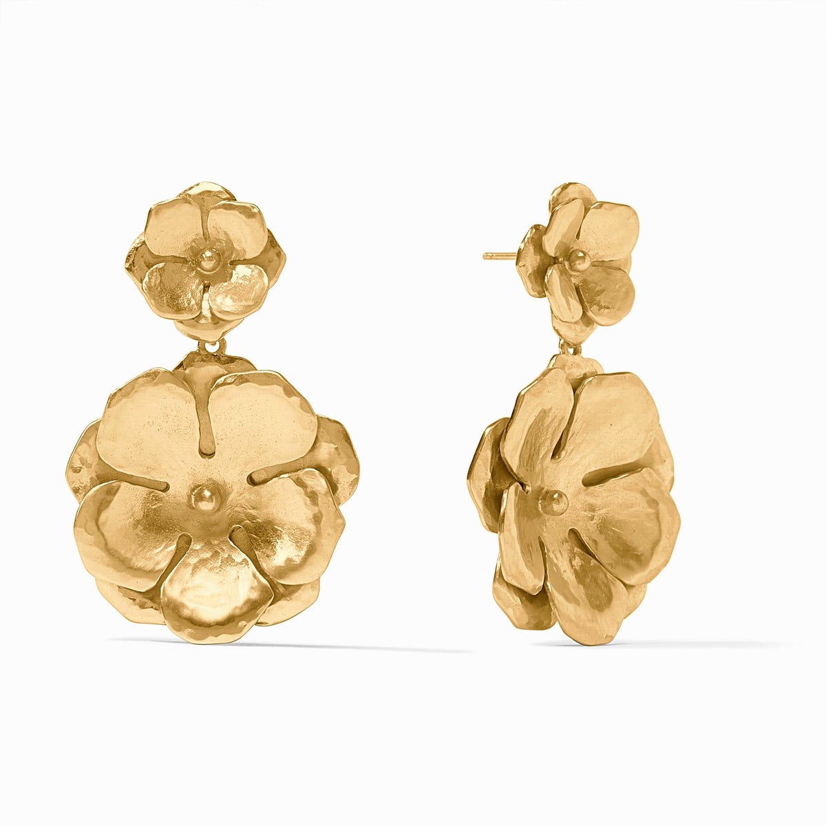 Julie Vos Bloom Statement Earring, Gold