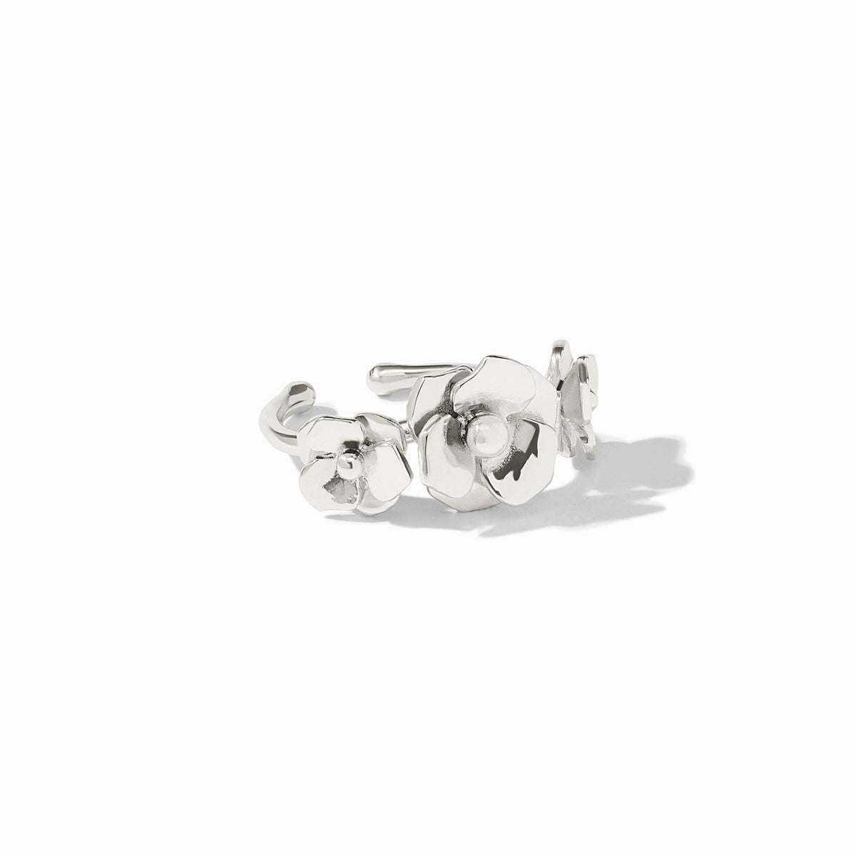 Julie Vos Sterling Bloom Ring, Silver