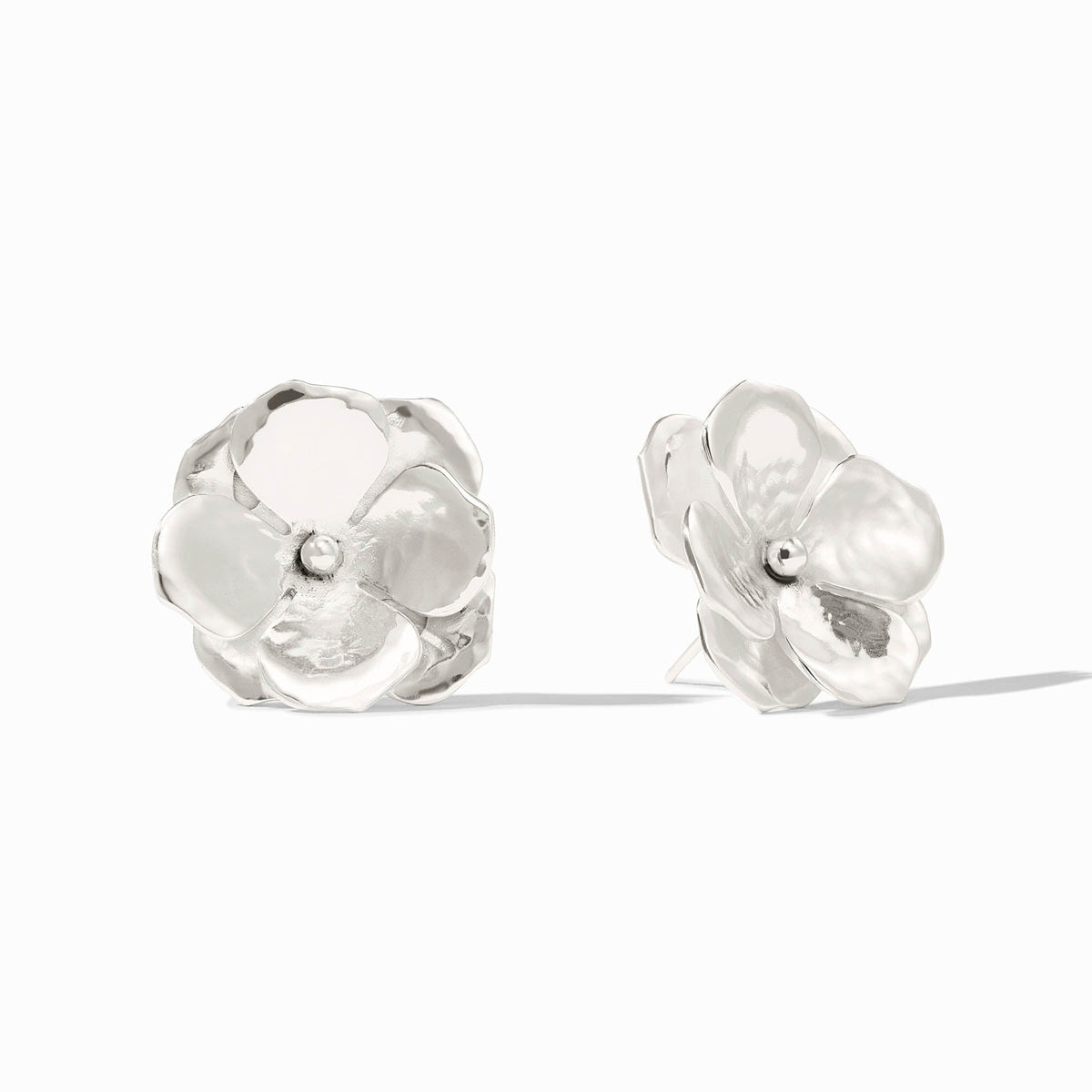 Julie Vos Sterling Bloom Statement Stud, Silver