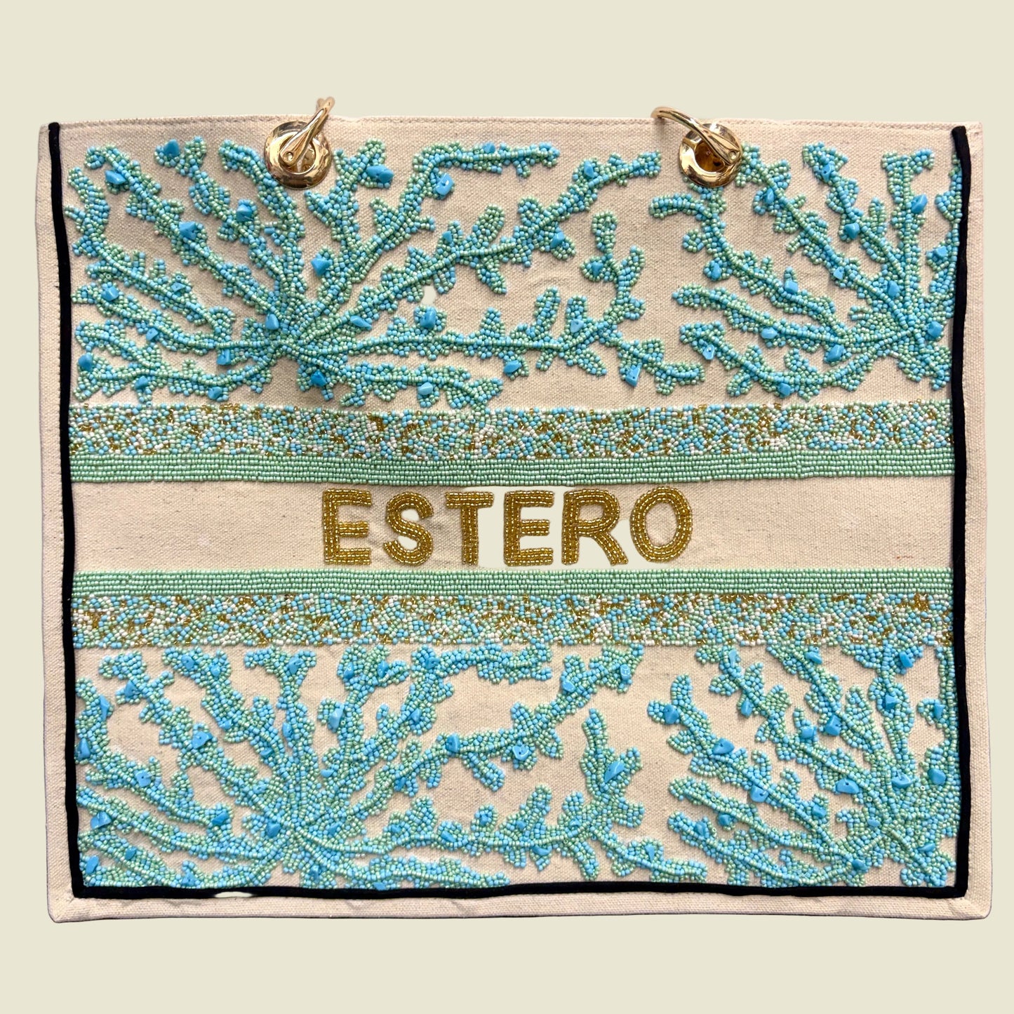 Estero Beaded Tote