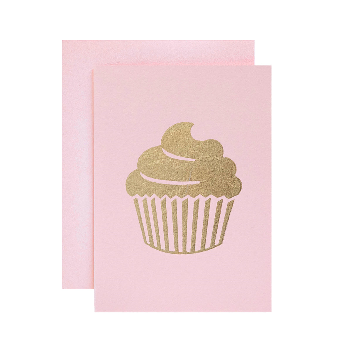 Light Pink Cupcake Card