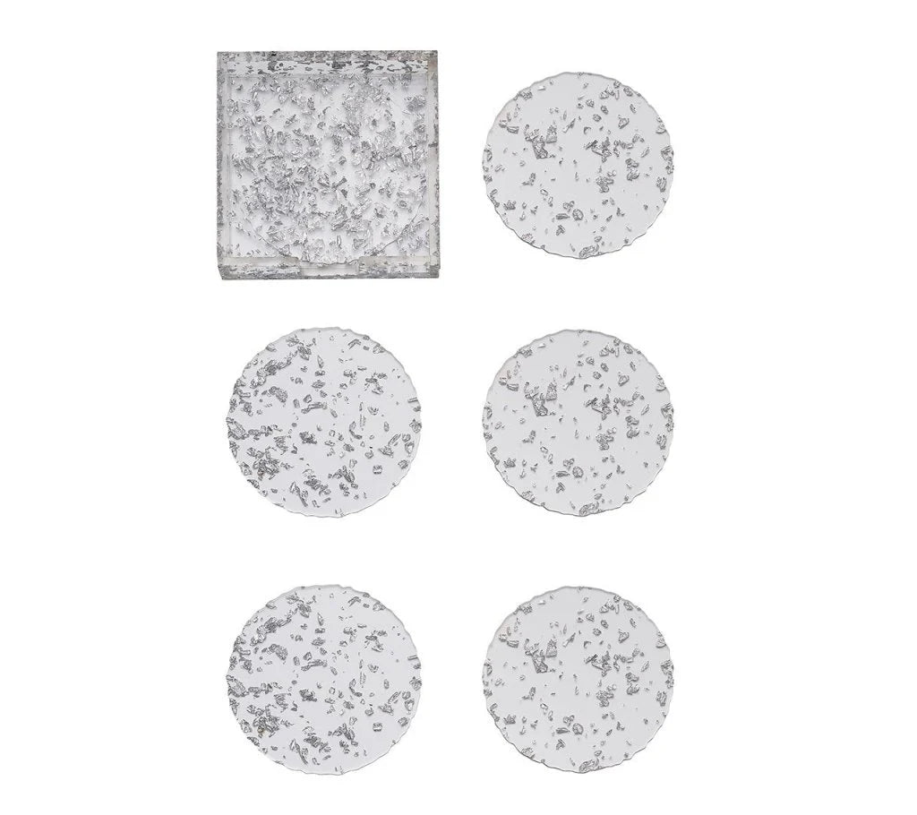 Stardust Drink Coasters, Set of 6 in a Caddy